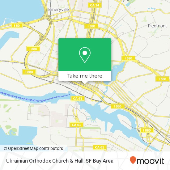 Ukrainian Orthodox Church & Hall map