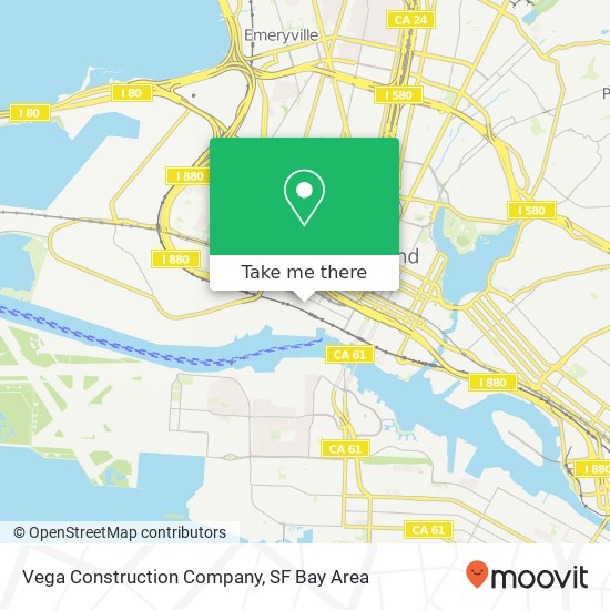 Vega Construction Company map