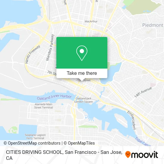 Mapa de CITIES DRIVING SCHOOL