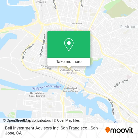 Bell Investment Advisors Inc map