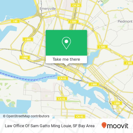 Law Office Of Sam Gatto Ming Louie map