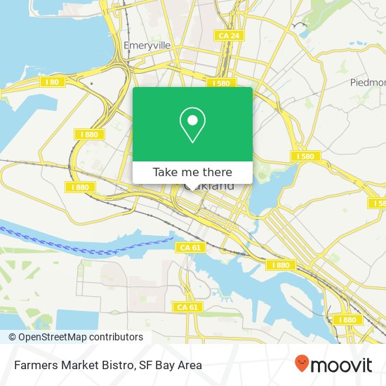 Farmers Market Bistro map