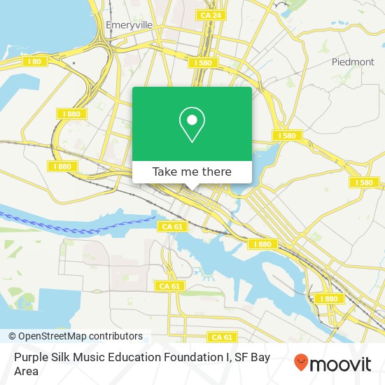 Purple Silk Music Education Foundation I map