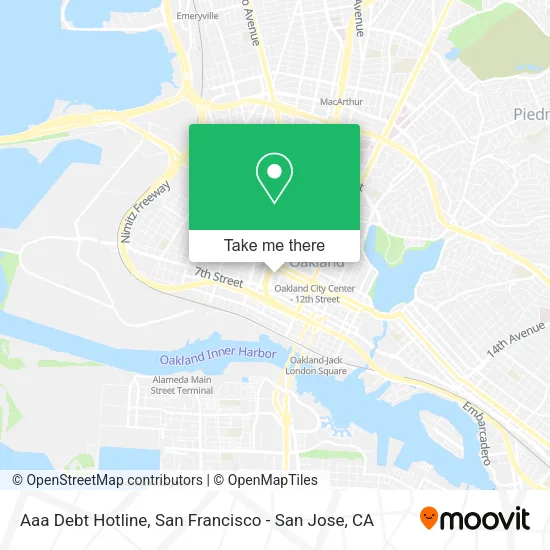 Aaa Debt Hotline map