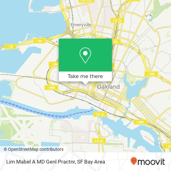 Lim Mabel A MD Genl Practnr map