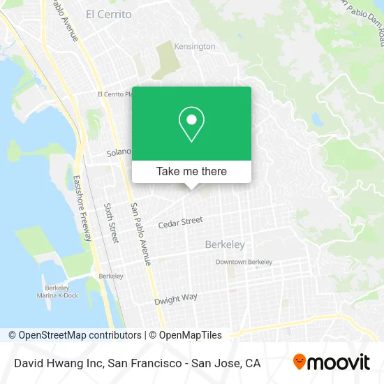 David Hwang Inc map