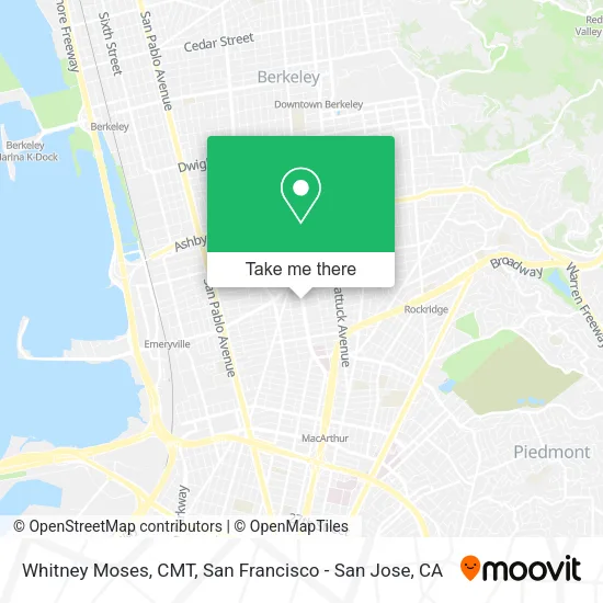 Mapa de Whitney Moses, CMT