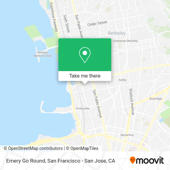 Emery Go Round map