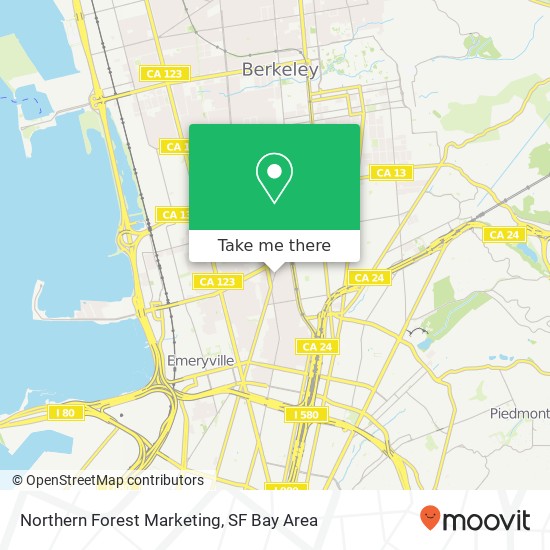 Mapa de Northern Forest Marketing