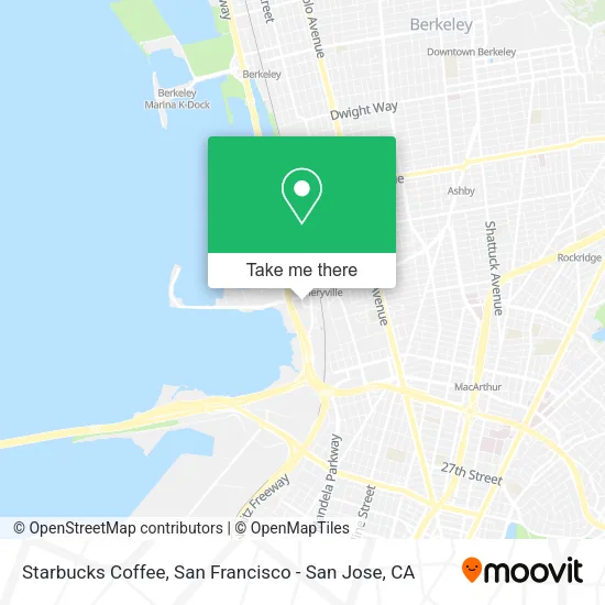 Mapa de Starbucks Coffee