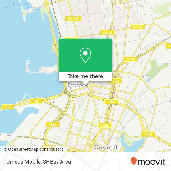 Omega Mobile map