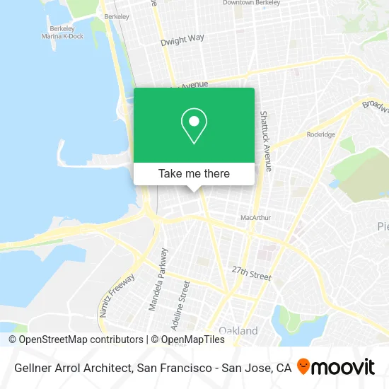 Mapa de Gellner Arrol Architect