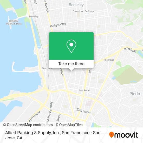 Allied Packing & Supply, Inc. map