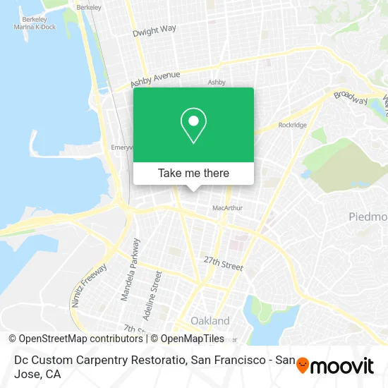 Dc Custom Carpentry Restoratio map
