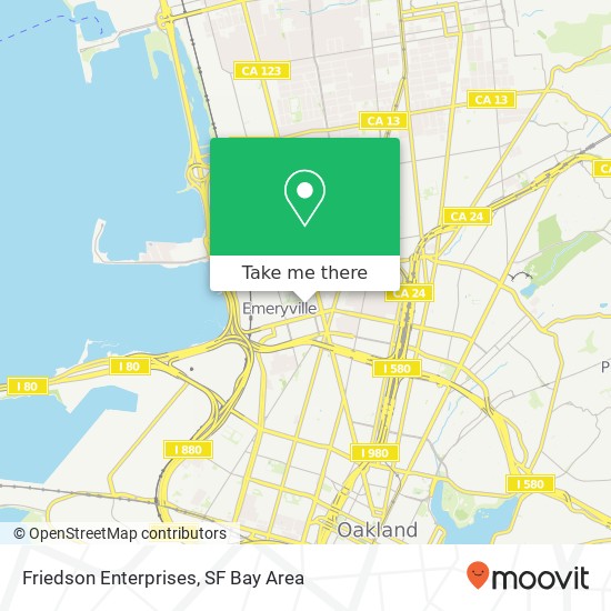 Friedson Enterprises map