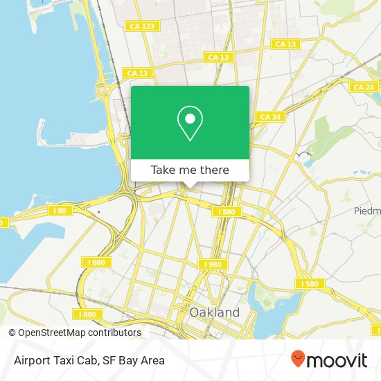 Airport Taxi Cab map