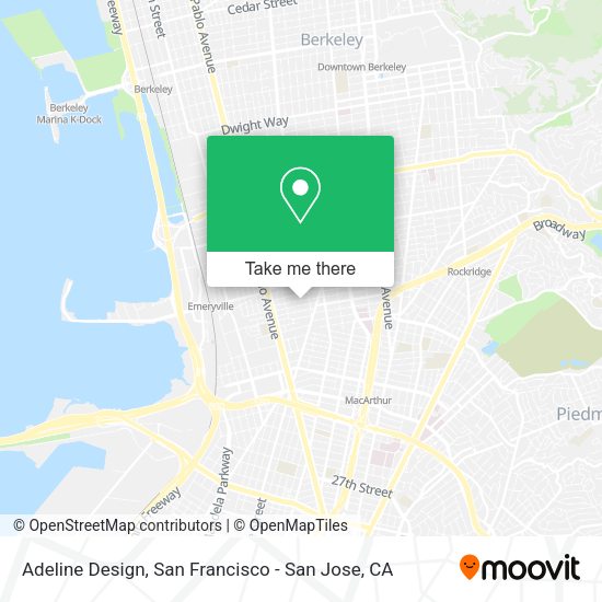 Adeline Design map