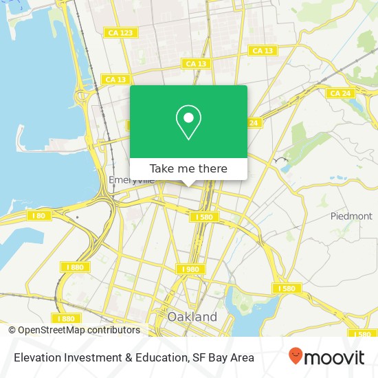 Mapa de Elevation Investment & Education
