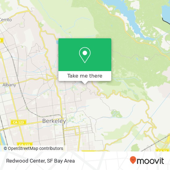 Redwood Center map