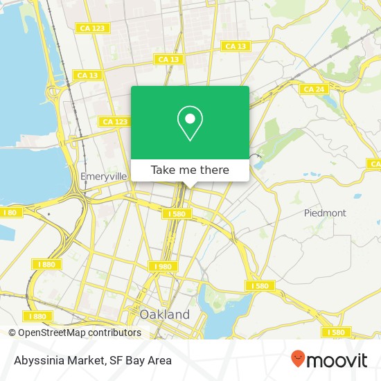 Abyssinia Market map