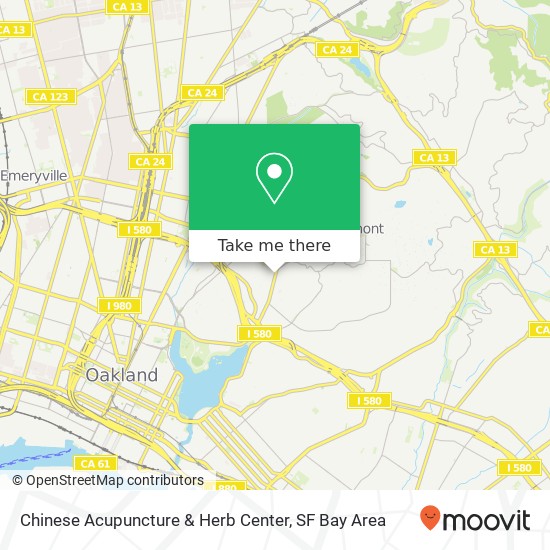 Mapa de Chinese Acupuncture & Herb Center