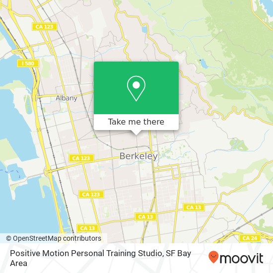 Mapa de Positive Motion Personal Training Studio