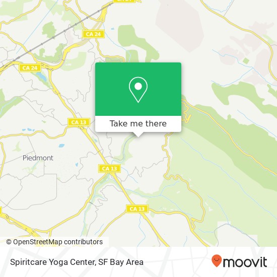 Mapa de Spiritcare Yoga Center