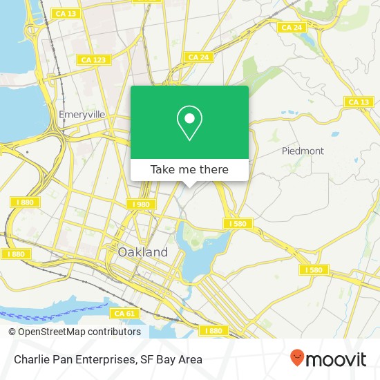 Charlie Pan Enterprises map