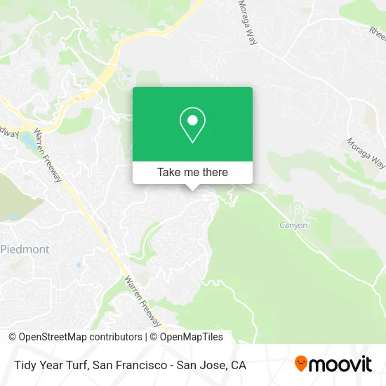 Tidy Year Turf map