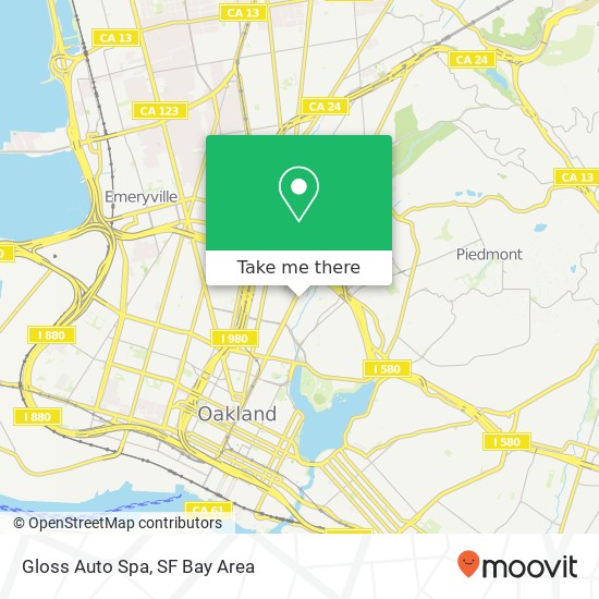 Gloss Auto Spa map