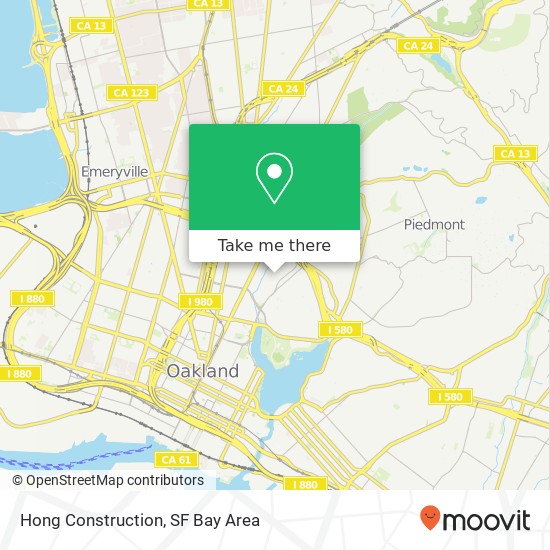 Mapa de Hong Construction