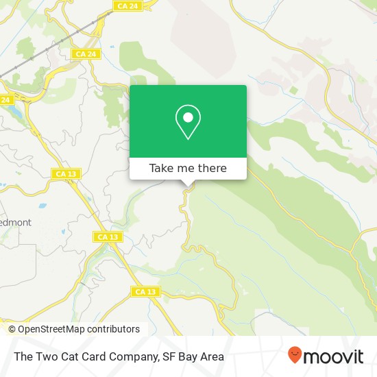 Mapa de The Two Cat Card Company