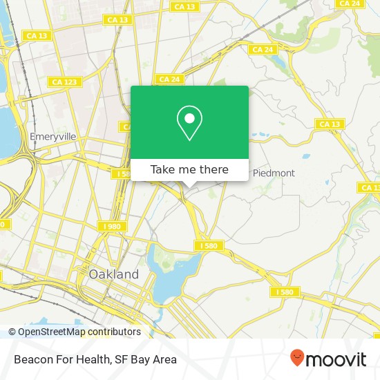 Beacon For Health map