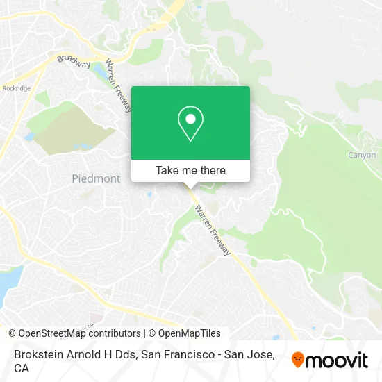 Mapa de Brokstein Arnold H Dds
