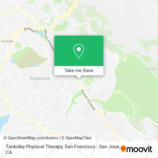 Mapa de Tanksley Physical Therapy