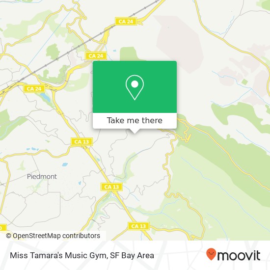 Mapa de Miss Tamara's Music Gym