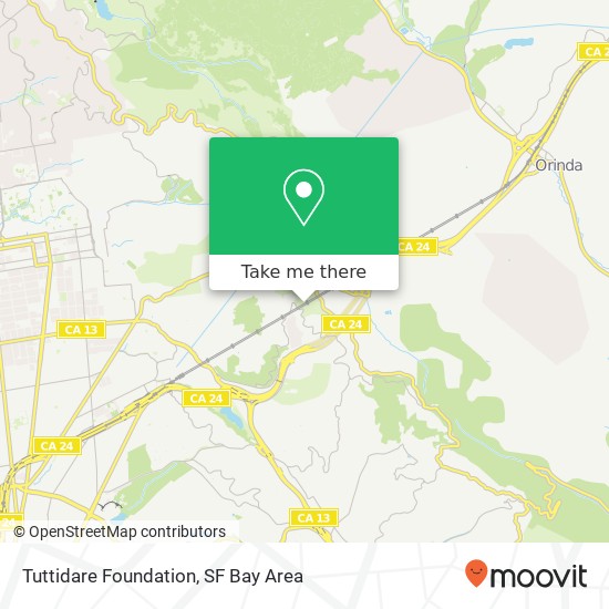 Tuttidare Foundation map