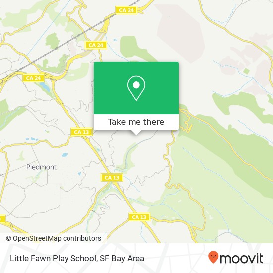 Mapa de Little Fawn Play School