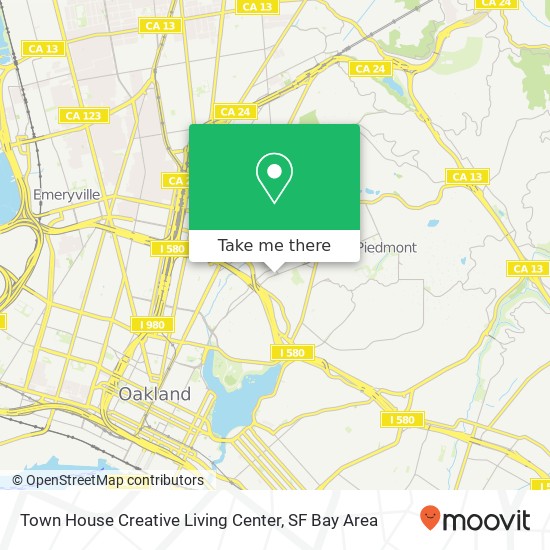 Town House Creative Living Center map