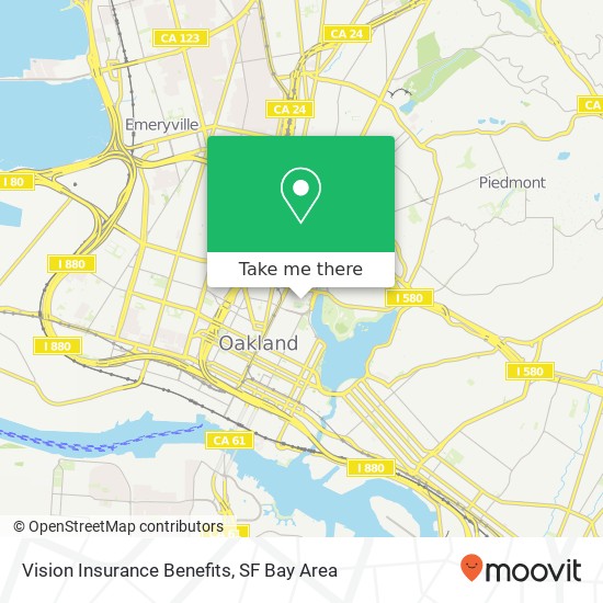 Vision Insurance Benefits map