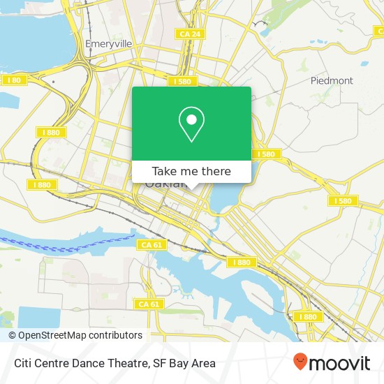 Citi Centre Dance Theatre map