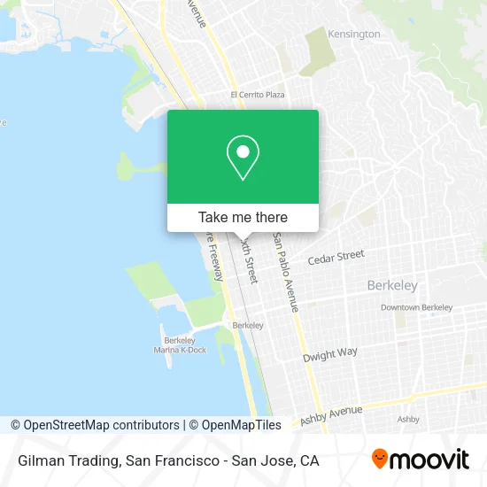 Gilman Trading map