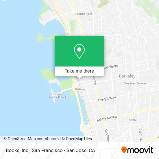 Mapa de Books, Inc.