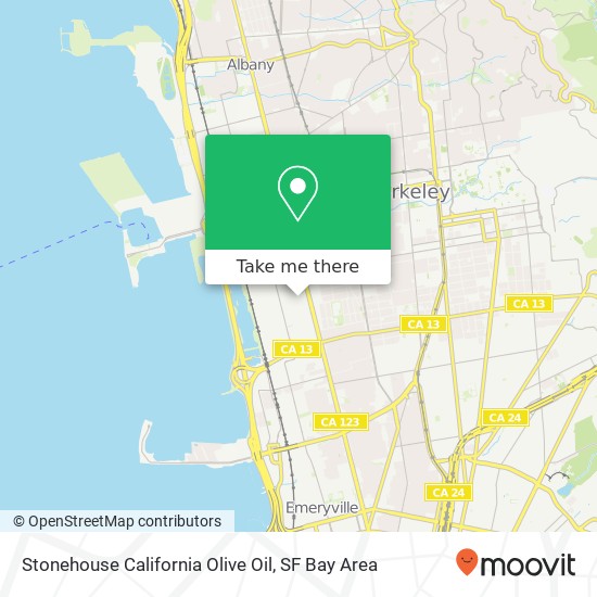 Mapa de Stonehouse California Olive Oil