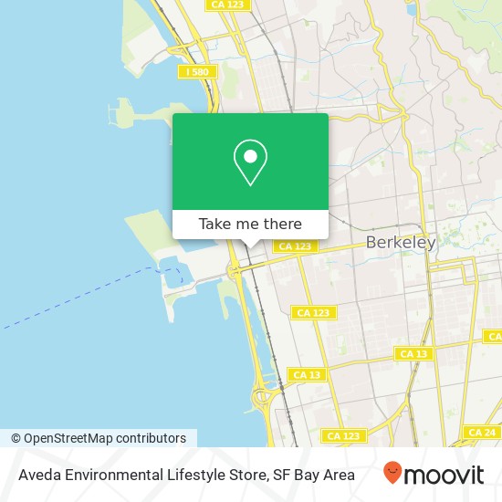Mapa de Aveda Environmental Lifestyle Store