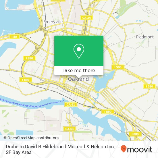 Mapa de Draheim David B Hildebrand McLeod & Nelson Inc