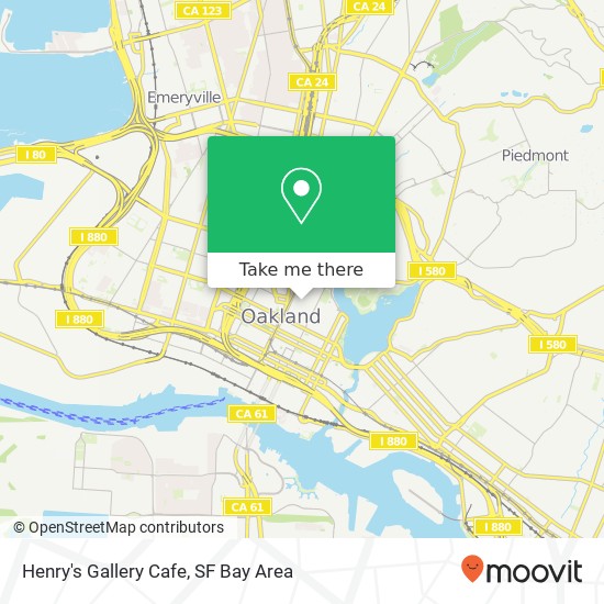 Mapa de Henry's Gallery Cafe