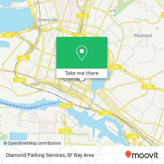 Diamond Parking Services map