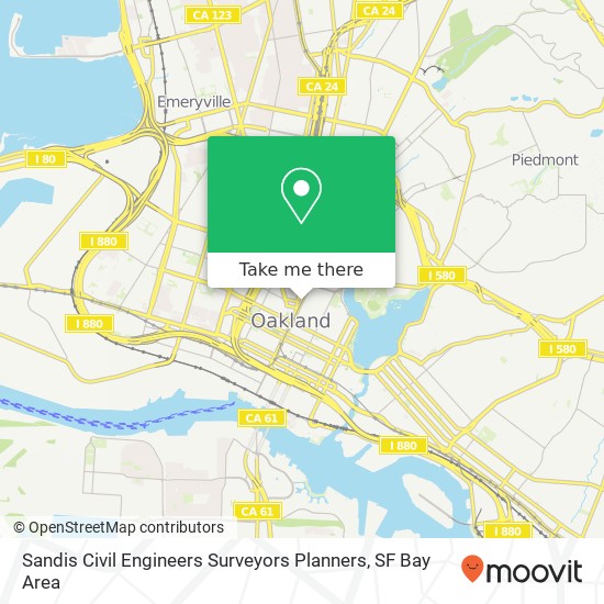 Sandis Civil Engineers Surveyors Planners map