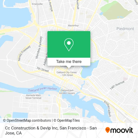 Cc Construction & Devlp Inc map